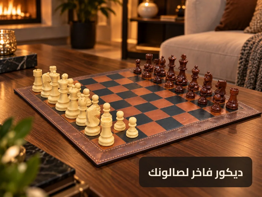 رقعة الشطرنج في الصالون